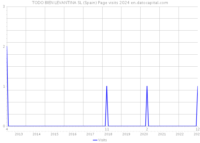 TODO BIEN LEVANTINA SL (Spain) Page visits 2024 