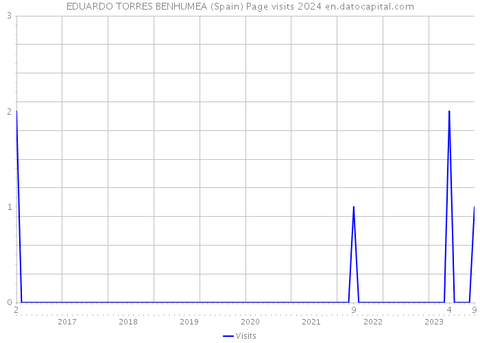 EDUARDO TORRES BENHUMEA (Spain) Page visits 2024 