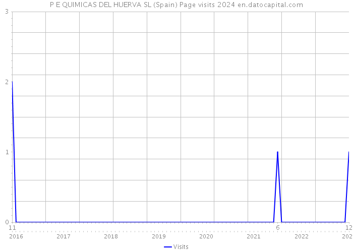 P E QUIMICAS DEL HUERVA SL (Spain) Page visits 2024 