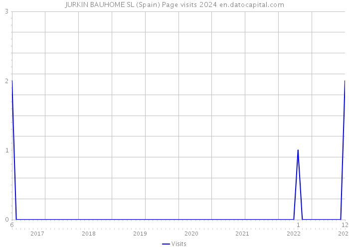 JURKIN BAUHOME SL (Spain) Page visits 2024 
