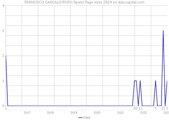 FRANCISCO CANCILLO POZO (Spain) Page visits 2024 
