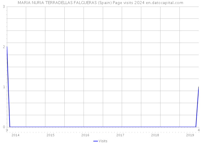 MARIA NURIA TERRADELLAS FALGUERAS (Spain) Page visits 2024 