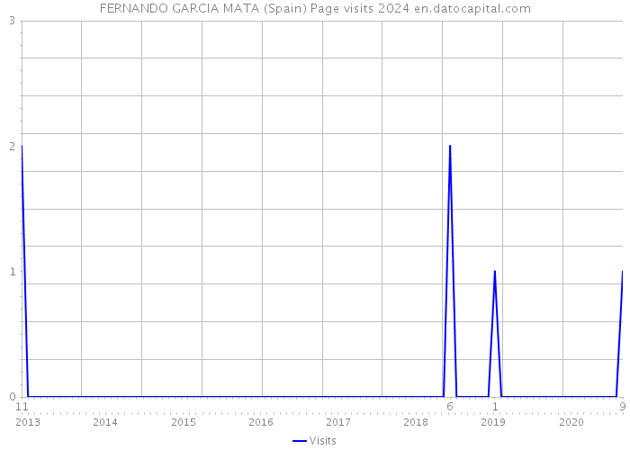 FERNANDO GARCIA MATA (Spain) Page visits 2024 