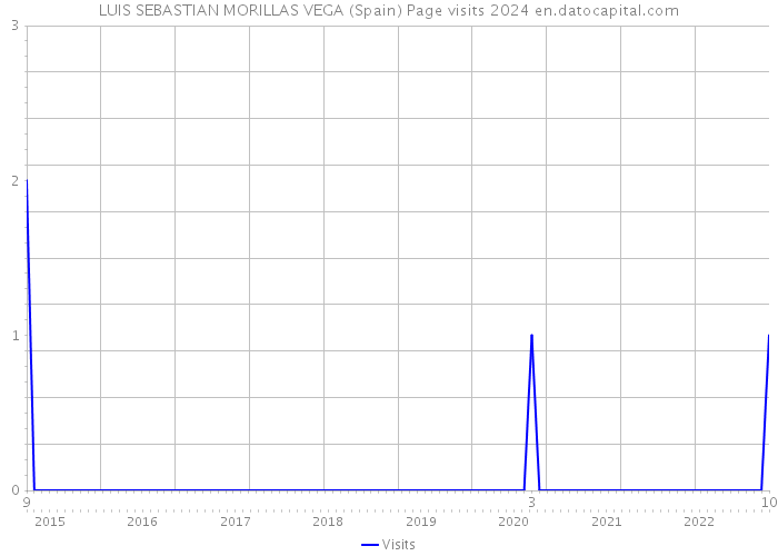 LUIS SEBASTIAN MORILLAS VEGA (Spain) Page visits 2024 