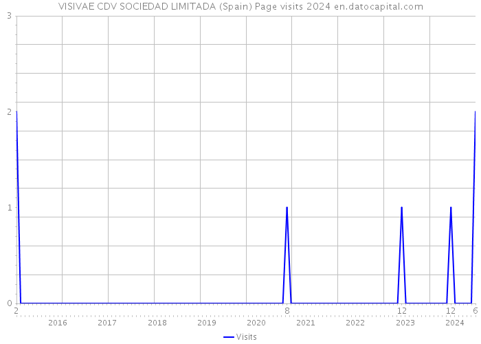 VISIVAE CDV SOCIEDAD LIMITADA (Spain) Page visits 2024 