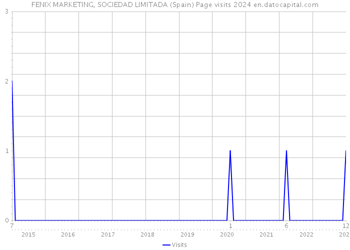 FENIX MARKETING, SOCIEDAD LIMITADA (Spain) Page visits 2024 