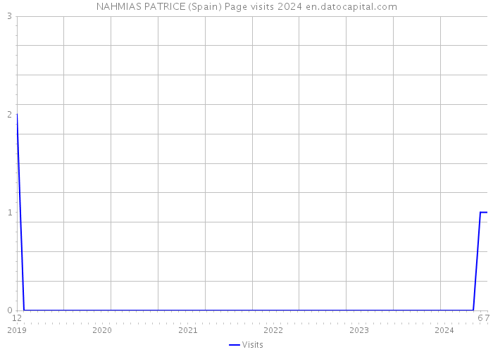 NAHMIAS PATRICE (Spain) Page visits 2024 