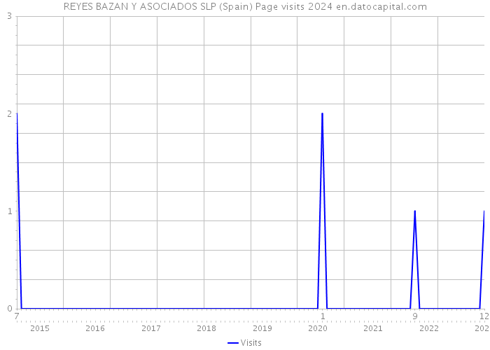 REYES BAZAN Y ASOCIADOS SLP (Spain) Page visits 2024 