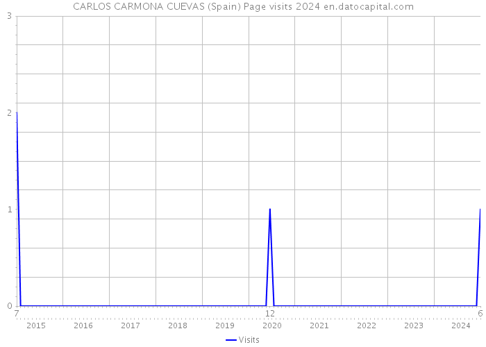 CARLOS CARMONA CUEVAS (Spain) Page visits 2024 
