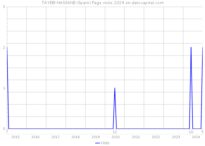 TAYEBI HASSANE (Spain) Page visits 2024 