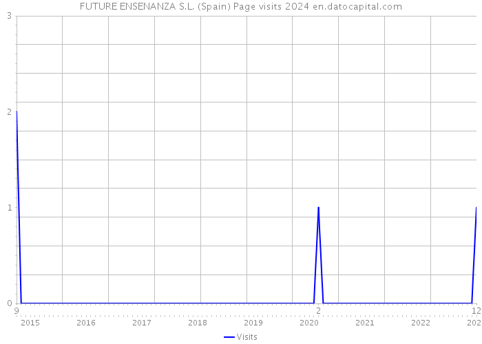 FUTURE ENSENANZA S.L. (Spain) Page visits 2024 