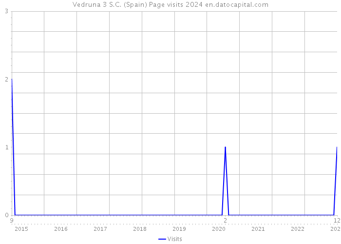 Vedruna 3 S.C. (Spain) Page visits 2024 