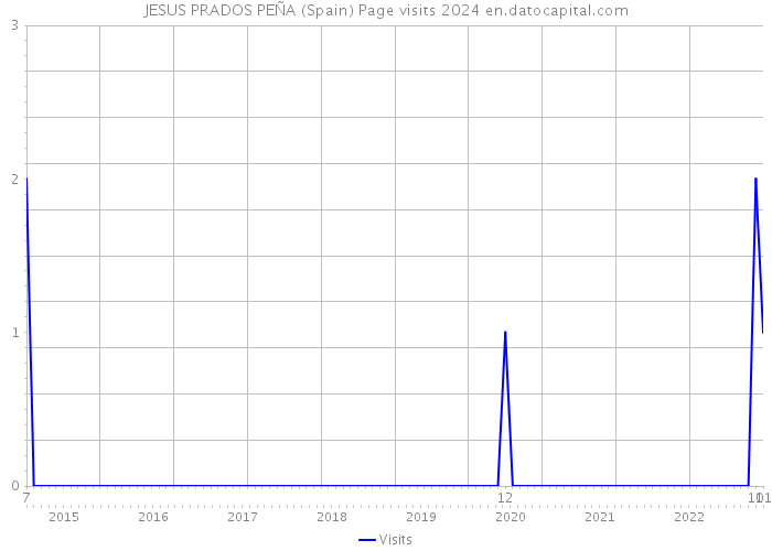 JESUS PRADOS PEÑA (Spain) Page visits 2024 