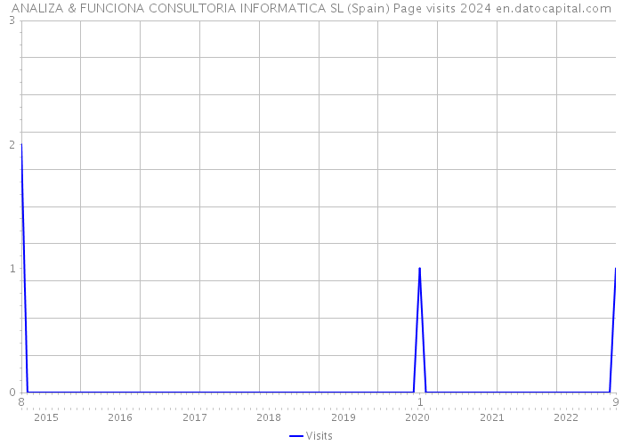 ANALIZA & FUNCIONA CONSULTORIA INFORMATICA SL (Spain) Page visits 2024 