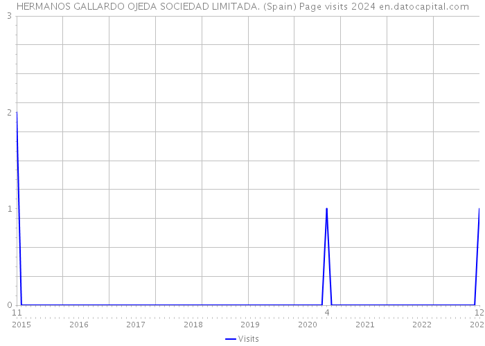 HERMANOS GALLARDO OJEDA SOCIEDAD LIMITADA. (Spain) Page visits 2024 