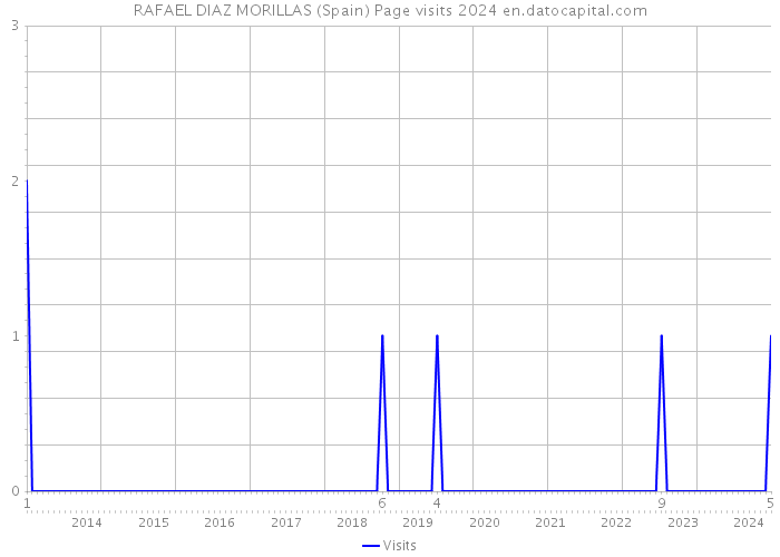 RAFAEL DIAZ MORILLAS (Spain) Page visits 2024 