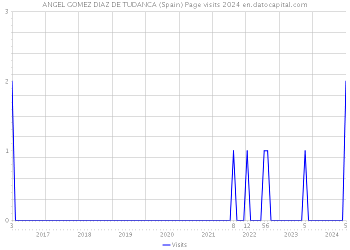 ANGEL GOMEZ DIAZ DE TUDANCA (Spain) Page visits 2024 
