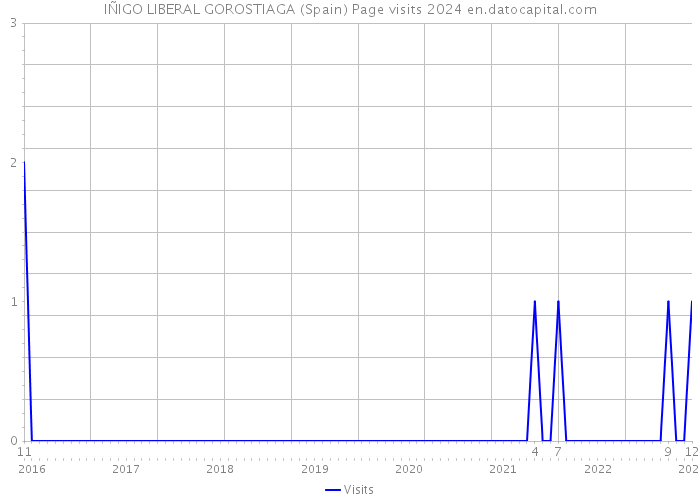 IÑIGO LIBERAL GOROSTIAGA (Spain) Page visits 2024 