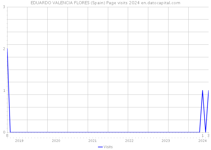 EDUARDO VALENCIA FLORES (Spain) Page visits 2024 