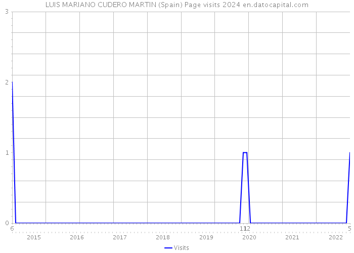 LUIS MARIANO CUDERO MARTIN (Spain) Page visits 2024 