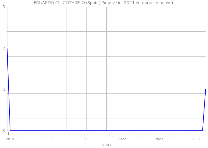 EDUARDO GIL COTARELO (Spain) Page visits 2024 