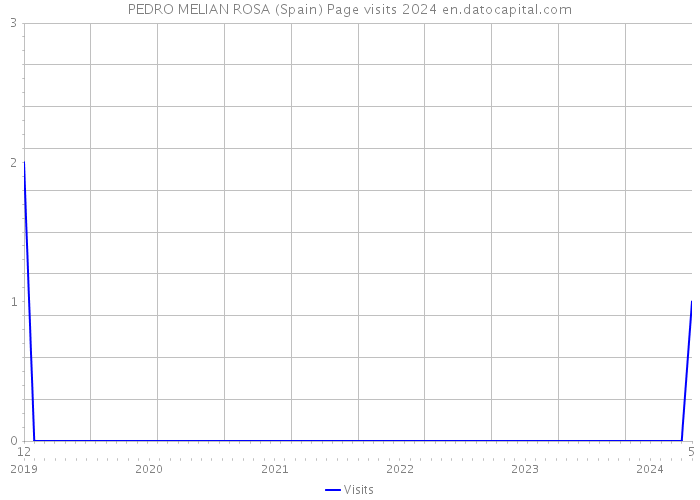 PEDRO MELIAN ROSA (Spain) Page visits 2024 