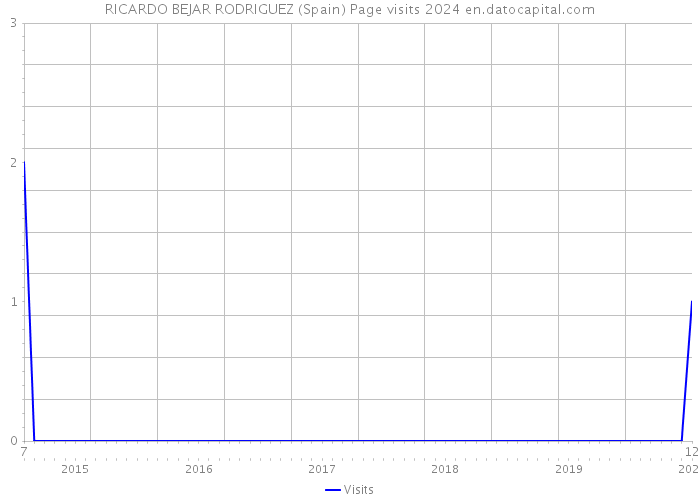 RICARDO BEJAR RODRIGUEZ (Spain) Page visits 2024 