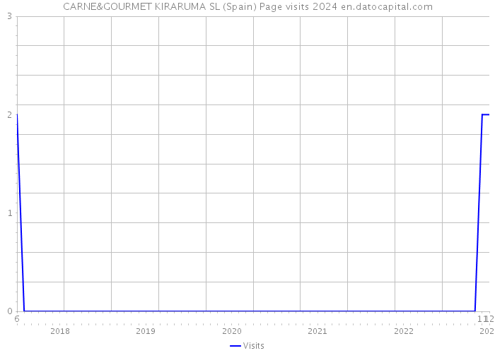 CARNE&GOURMET KIRARUMA SL (Spain) Page visits 2024 