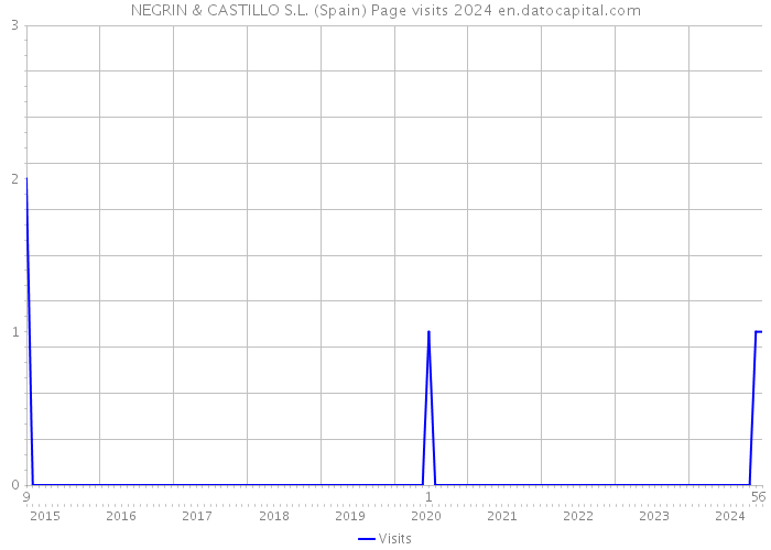 NEGRIN & CASTILLO S.L. (Spain) Page visits 2024 
