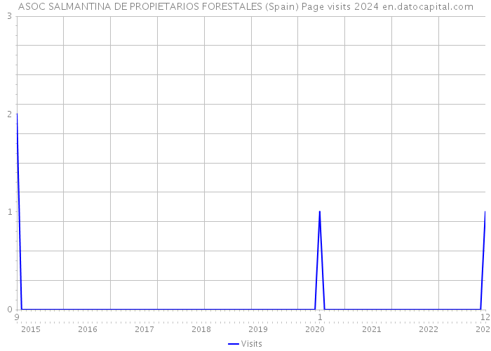 ASOC SALMANTINA DE PROPIETARIOS FORESTALES (Spain) Page visits 2024 