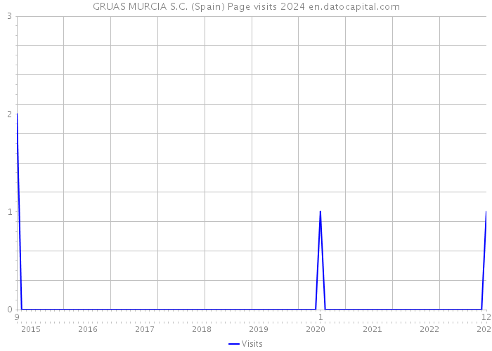 GRUAS MURCIA S.C. (Spain) Page visits 2024 