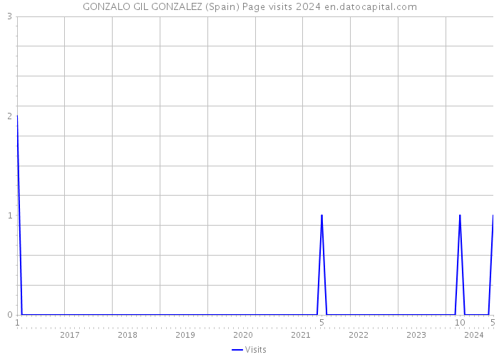 GONZALO GIL GONZALEZ (Spain) Page visits 2024 