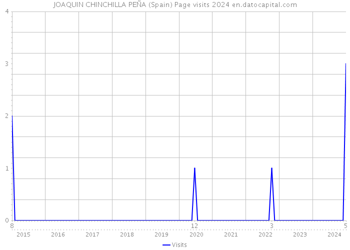 JOAQUIN CHINCHILLA PEÑA (Spain) Page visits 2024 