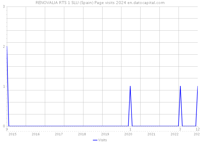RENOVALIA RTS 1 SLU (Spain) Page visits 2024 