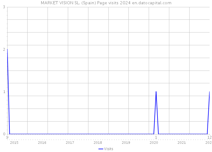 MARKET VISION SL. (Spain) Page visits 2024 