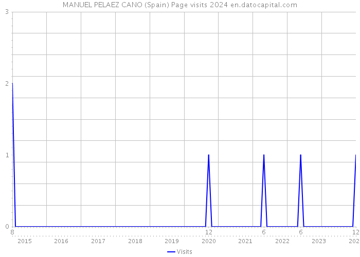 MANUEL PELAEZ CANO (Spain) Page visits 2024 
