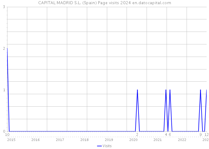 CAPITAL MADRID S.L. (Spain) Page visits 2024 