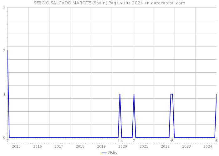 SERGIO SALGADO MAROTE (Spain) Page visits 2024 