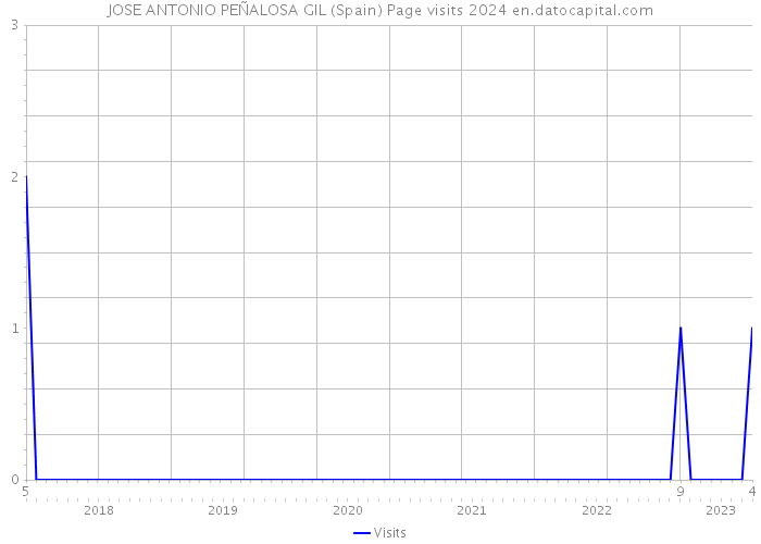 JOSE ANTONIO PEÑALOSA GIL (Spain) Page visits 2024 