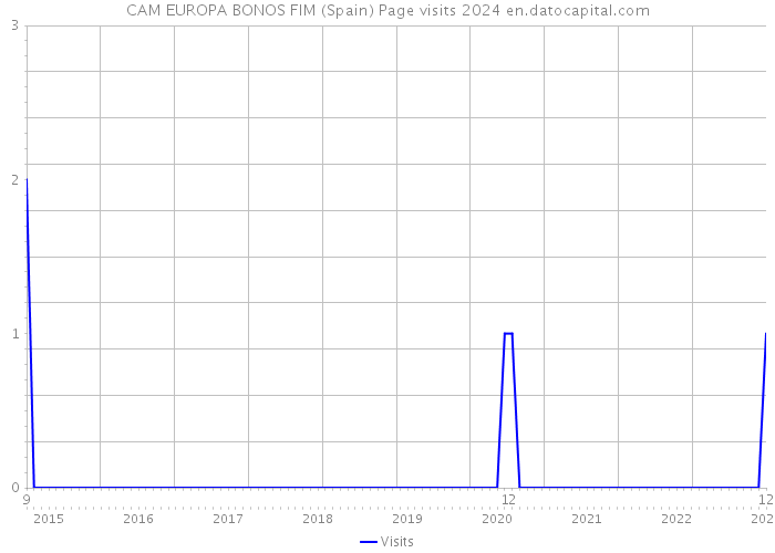 CAM EUROPA BONOS FIM (Spain) Page visits 2024 