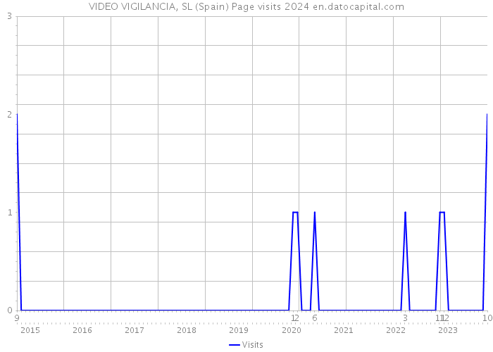 VIDEO VIGILANCIA, SL (Spain) Page visits 2024 