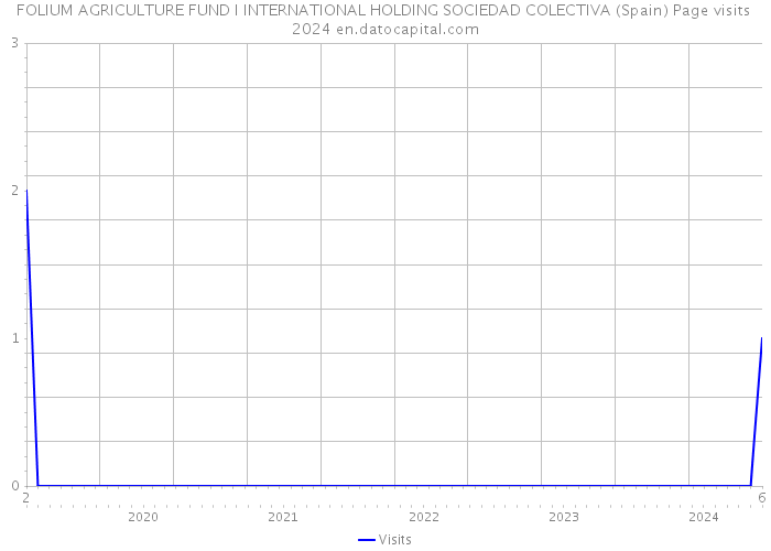 FOLIUM AGRICULTURE FUND I INTERNATIONAL HOLDING SOCIEDAD COLECTIVA (Spain) Page visits 2024 