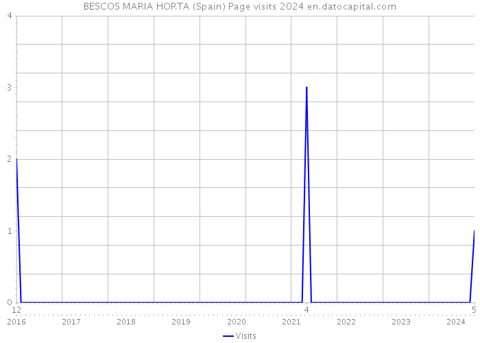 BESCOS MARIA HORTA (Spain) Page visits 2024 