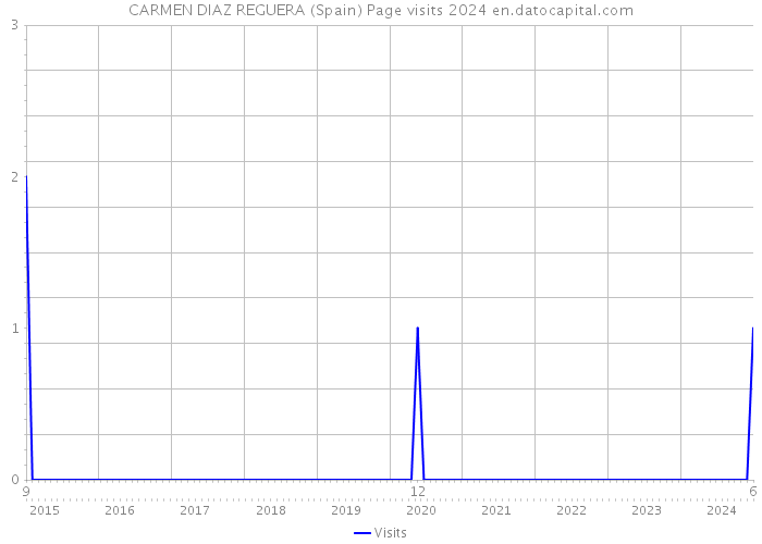 CARMEN DIAZ REGUERA (Spain) Page visits 2024 