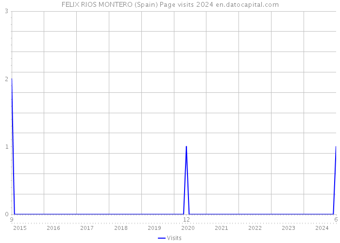 FELIX RIOS MONTERO (Spain) Page visits 2024 
