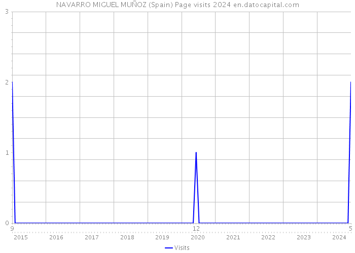 NAVARRO MIGUEL MUÑOZ (Spain) Page visits 2024 