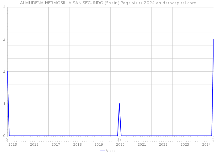 ALMUDENA HERMOSILLA SAN SEGUNDO (Spain) Page visits 2024 