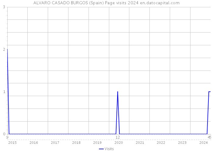 ALVARO CASADO BURGOS (Spain) Page visits 2024 