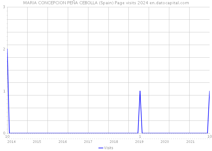 MARIA CONCEPCION PEÑA CEBOLLA (Spain) Page visits 2024 