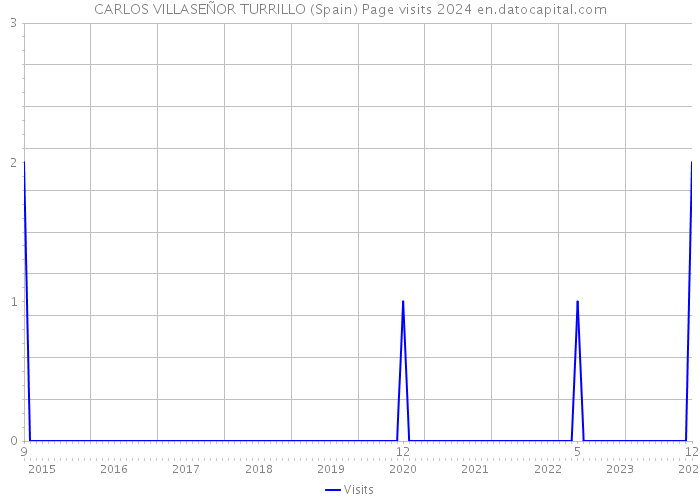 CARLOS VILLASEÑOR TURRILLO (Spain) Page visits 2024 